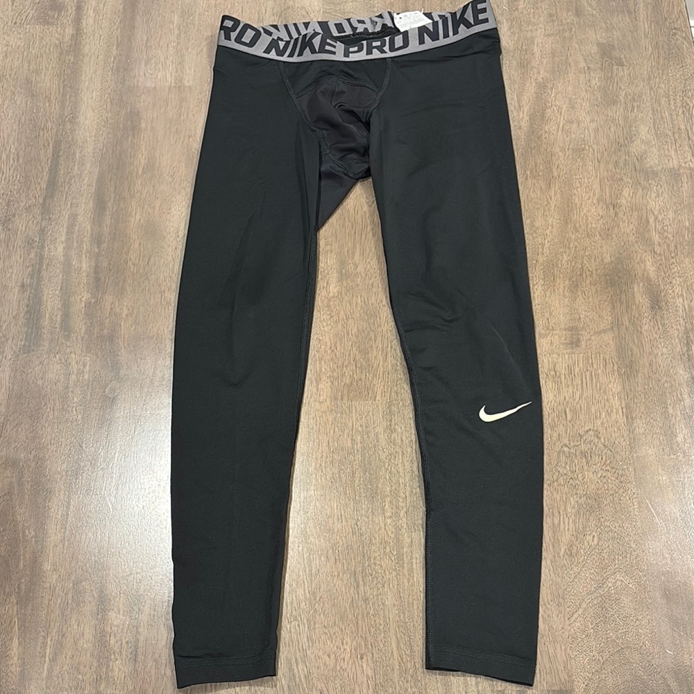 Nike Men Black Leggings